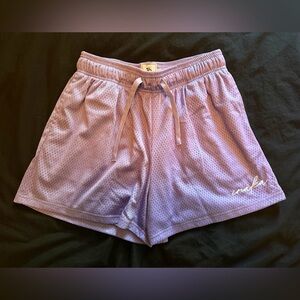INAKA Power Mesh Gym Shorts Purple Size XL Athletic Training Shorts Pockets